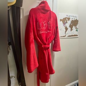 Red VS robe one size fits all